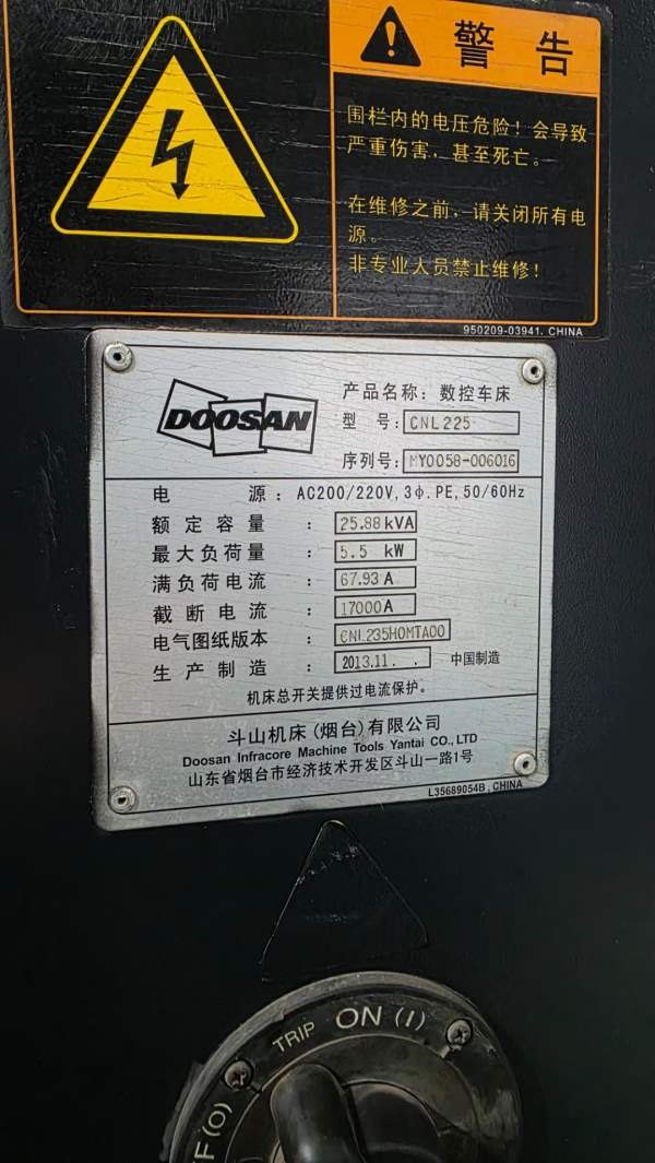 斗山CNL225，同款4台