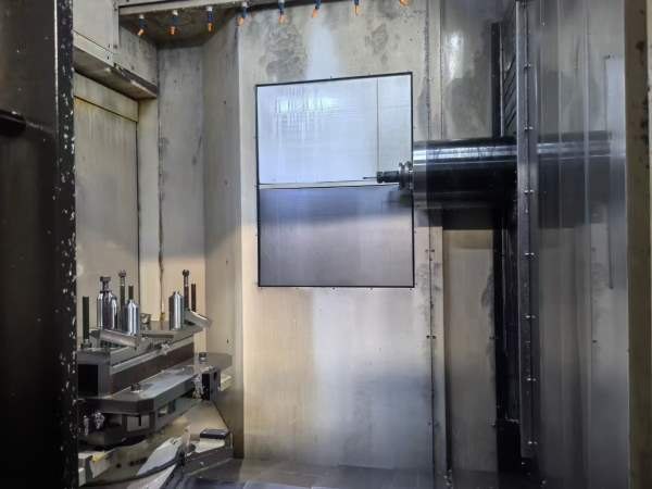 韩国原装威亚HS5000/50双工位卧式加工中心，高速机机.