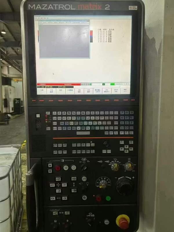 马扎克630五轴复合加工中心三轴行程：142510501050mm.