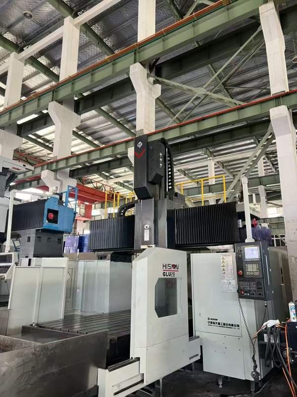 2018年海天4028龙门加工中心，两线一硬，发那科MF系统.