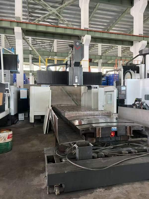 2018年海天4028龙门加工中心，两线一硬，发那科MF系统.