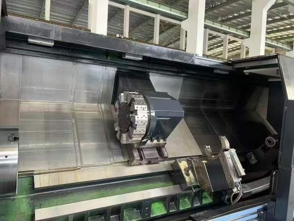 韩国原装进口斗山PUMA600L数控车床，21寸液压卡盘，12.