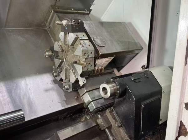 东部400刀塔机.准新9.5成新东部C400K斜轨数控车床.闲.