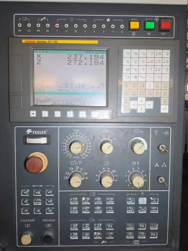 全新未用友佳FTC450数控车床，发那科系统，两轴THk重.