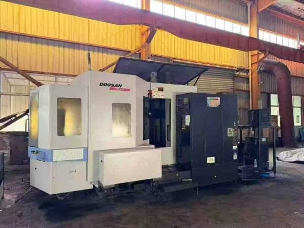 同款2台斗山630卧式加工中心工作台630X630、行程1000X.