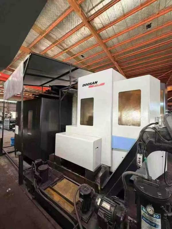 同款2台斗山630卧式加工中心工作台630X630、行程1000X.