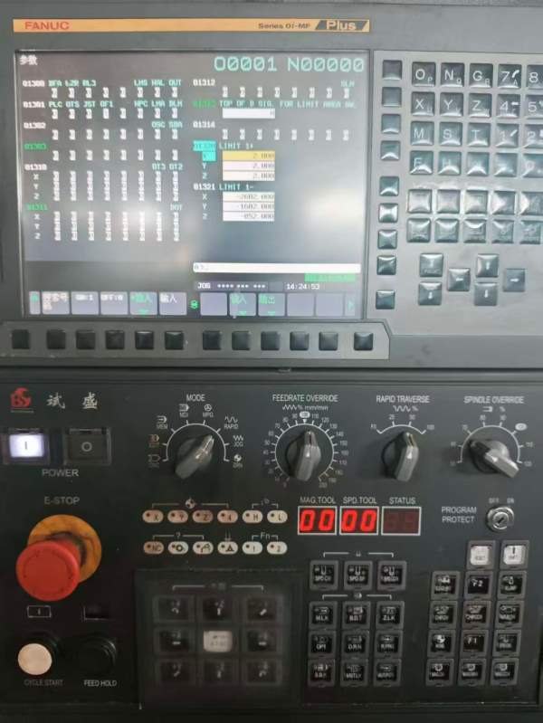 昆山鹏逸豪YH-2516数控龙门铣一台，22年生产，发那科M.