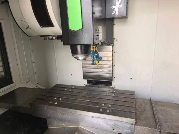 南通国盛V850加工中心三轴滚柱导轨发那科0i-MFplus系.