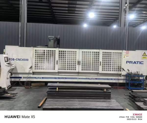 工厂在位出售普拉迪PDB4500型材机，全铸件床身，发那.