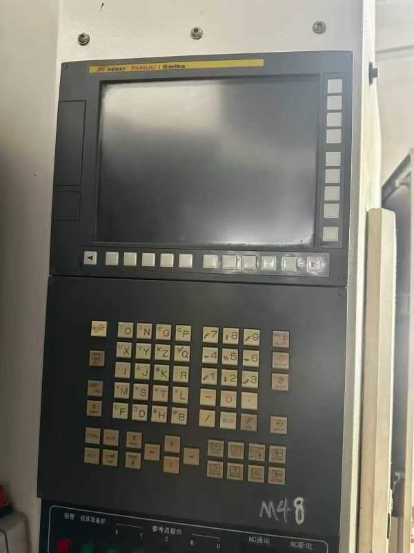 2018年苏州纽威500卧加双工作台交换三轴滚柱导轨发那.