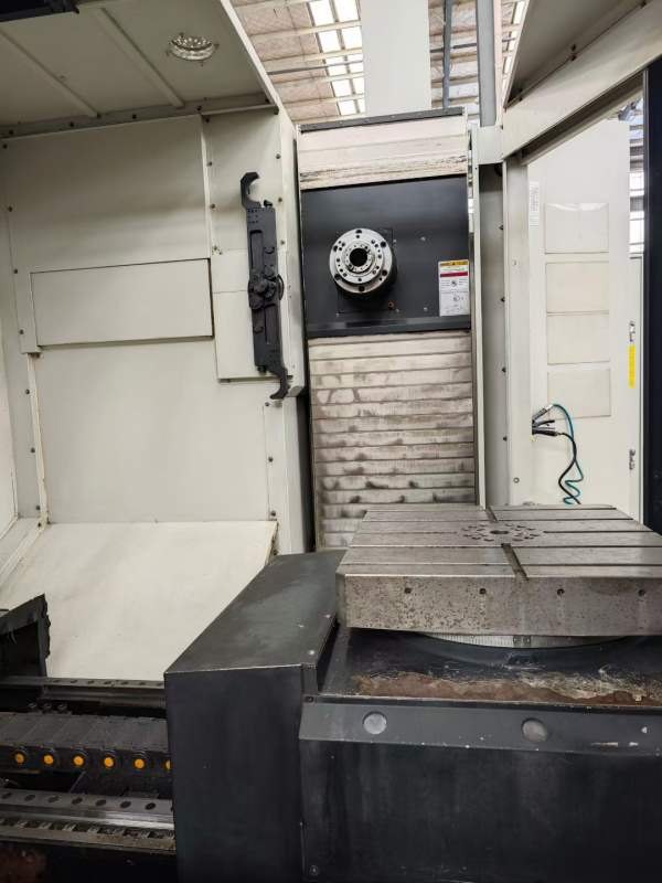 国盛HME-63卧式加工中心，23年出厂，三线轨，30把刀库.