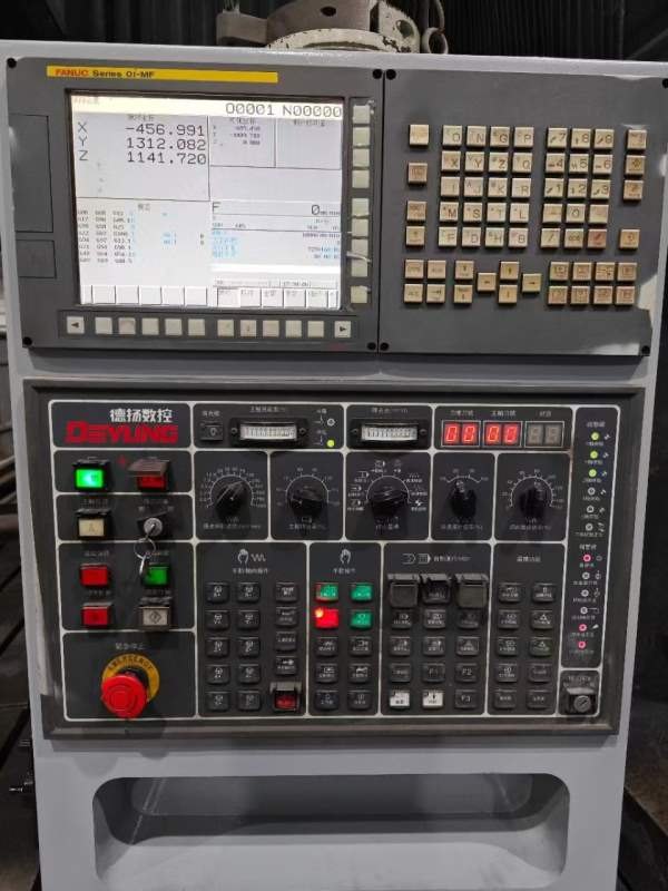 Z轴加高行程1200重型德扬532数控龙门发那科MF系统BT50.