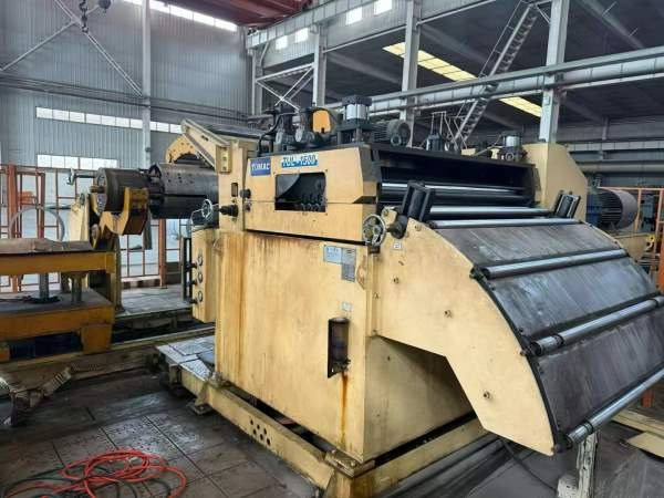 降价出售，宁波念初500吨落料压力机配宁波拓诚开卷，.