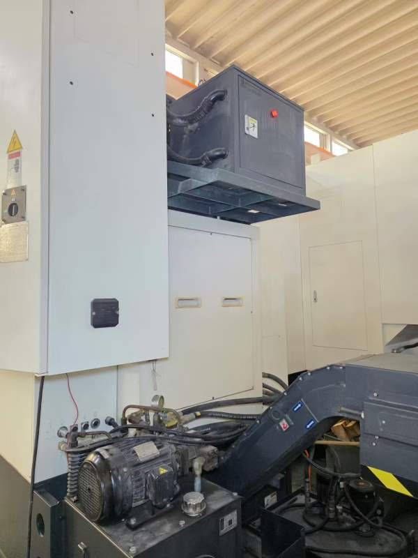 台湾油机KV500E数控立车，配15寸液压卡盘，发那科TF系.