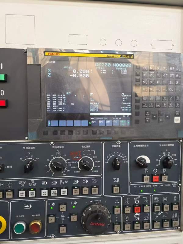 2020年出厂，台湾油机KV500BE数控立车，配15寸液压卡.