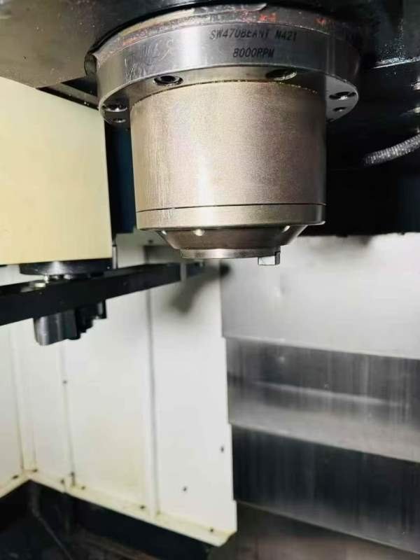 准新南京新浙850加工中心.发那科MF系统.三轴滚柱线轨..