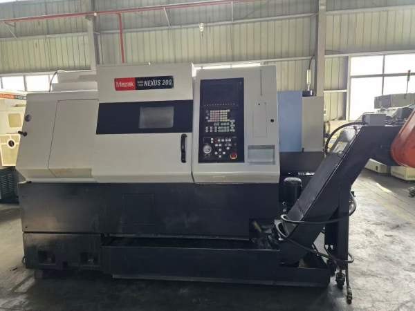 马扎克QTN200数控车床，10寸卡盘，12工位，带尾座，加.