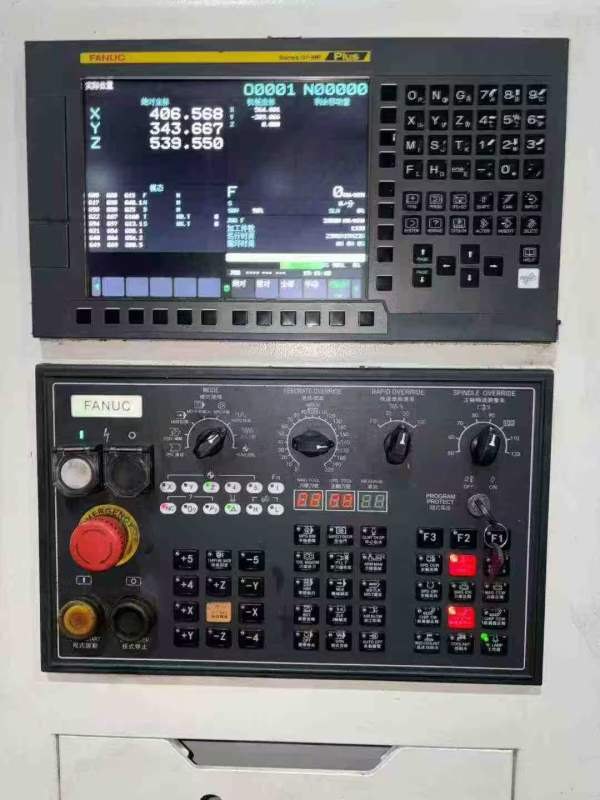 23年准新铭钰1160加工中心，三轴线轨，发那科MF plus.