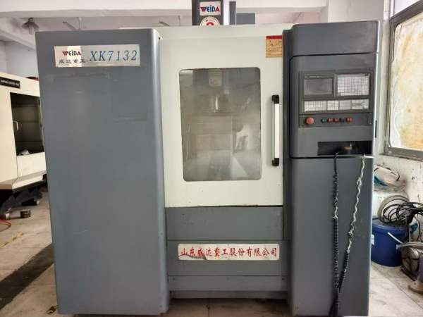 19800秒杀威达7132数控铣床，广数系统，BT40主轴，三.