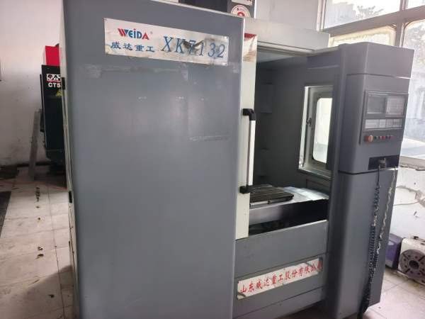 19800秒杀威达7132数控铣床，广数系统，BT40主轴，三.