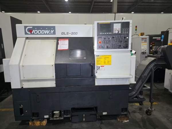 同款4台台湾原装进口程泰GLS-200斜轨数控车，发那科TD.