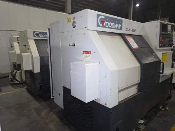 同款4台台湾原装进口程泰GLS-200斜轨数控车，发那科TD.