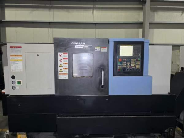 2022年国韩斗山PUMA3050斜轨刀机塔，发那科系，统回转.