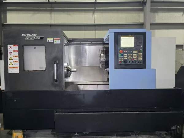 2022年国韩斗山PUMA3050斜轨刀机塔，发那科系，统回转.