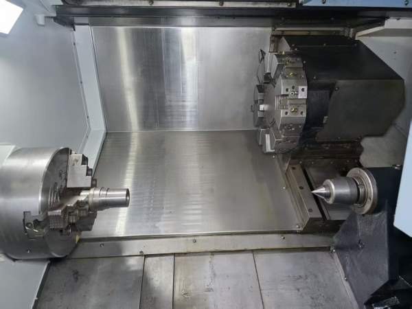 2022年国韩斗山PUMA3050斜轨刀机塔，发那科系，统回转.