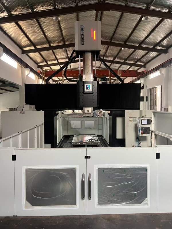 南通国盛4028龙门加工中心，工作台2000/4000mm，门宽2.