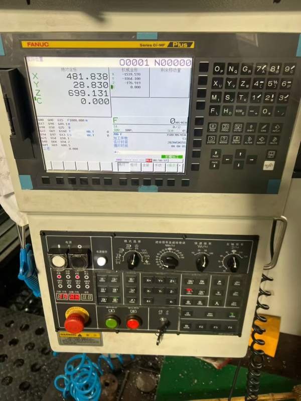 南通国盛4028龙门加工中心，工作台2000/4000mm，门宽2.