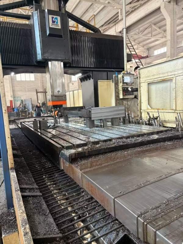 刚刚买下：顶配南通国盛4028龙门加工中心，2022年10月.