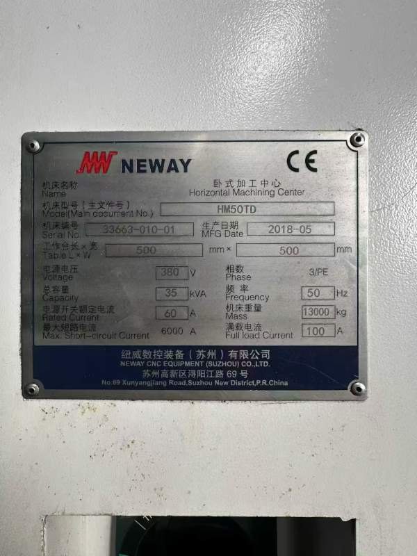 纽威500卧加双台发那科mf系统，32把刀库，一度一分。.
