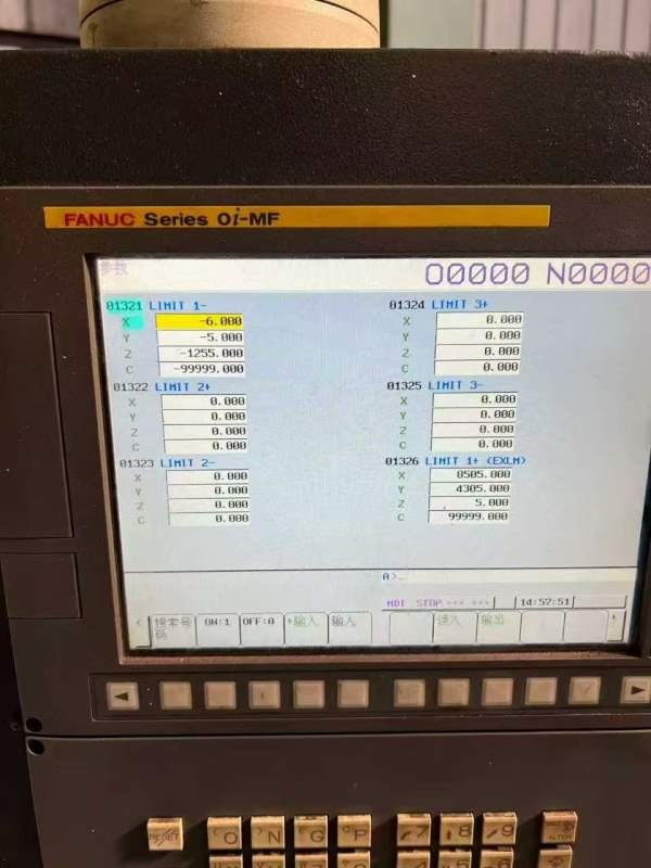 刚刚买下一台GNU3680重型龙门，发那科MF系统a法驱动，.