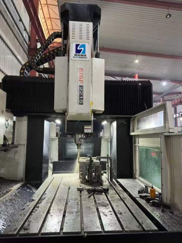 南通国盛工厂在位出售国盛2215龙门加工中心发那科MFPL.