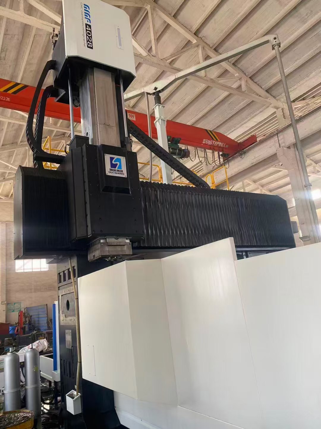 刚刚买下：顶配南通国盛4028龙门加工中心，2022年10月.