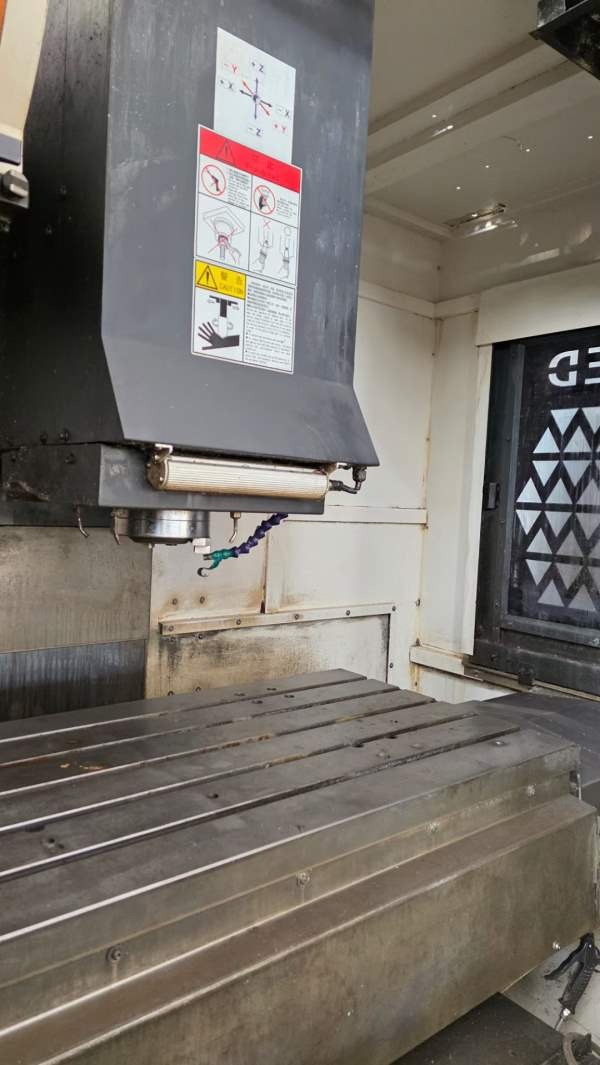 山东蒂德1160立式加工中心，发那科MFplus系统，三轴线.