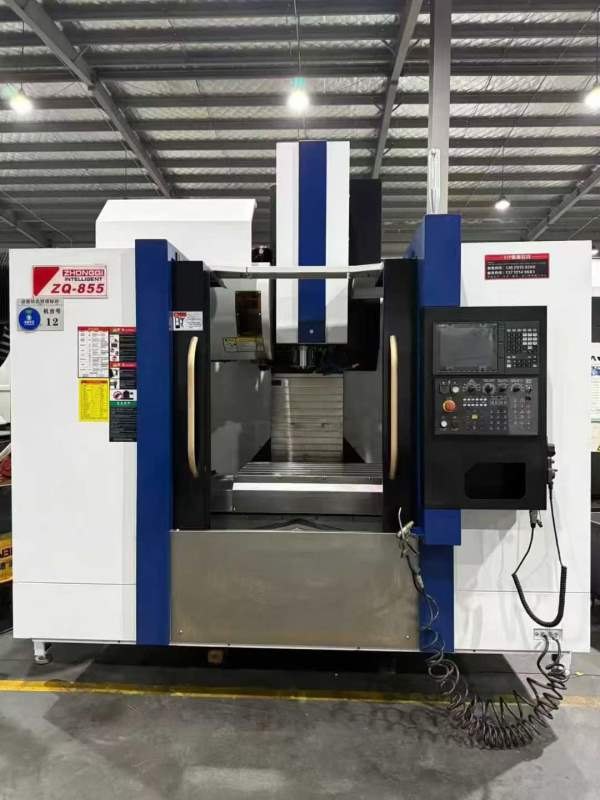 2025年准新广东众琪855重型加工中心，三菱M80系统，BT.