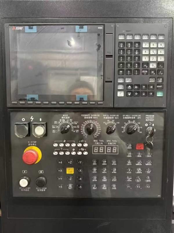 2025年准新广东众琪855重型加工中心，三菱M80系统，BT.