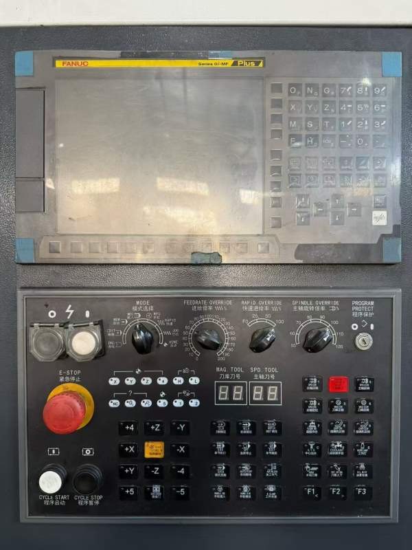 2022年坤杰1370加工中心，发那科MF plus系统，两线一.