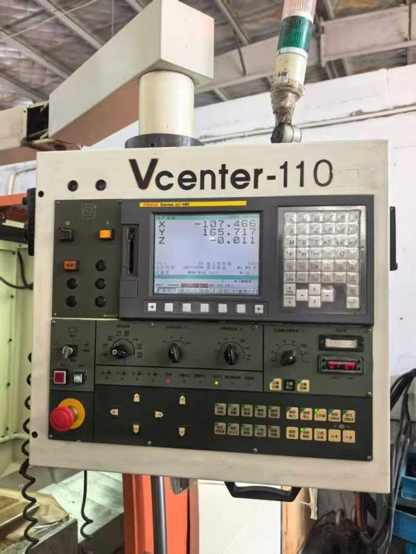 台湾原装台中精机V110系统：发那科0i-MD1包系统带USB.