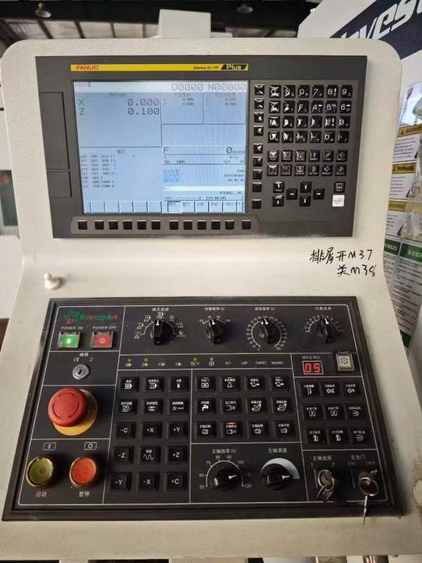 使用几百小时，2023年国盛lHT1031数控车床、发那科Plu.