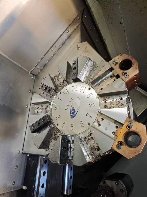 使用几百小时，2023年国盛lHT1031数控车床、发那科Plu.