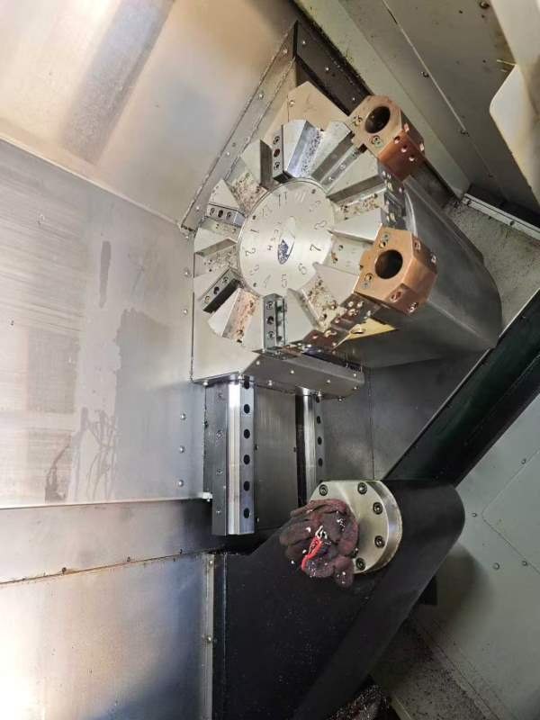 使用几百小时，2023年国盛lHT1031数控车床、发那科Plu.