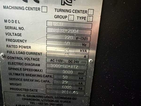 威亚L28010寸卡盘10工位刀架中通卡盘X/Z轴行程：220/1.