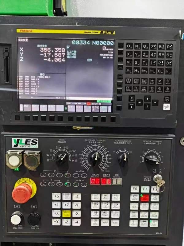 雅力士850加工中心2022年 重型机发那科OI-MFPlus系统.