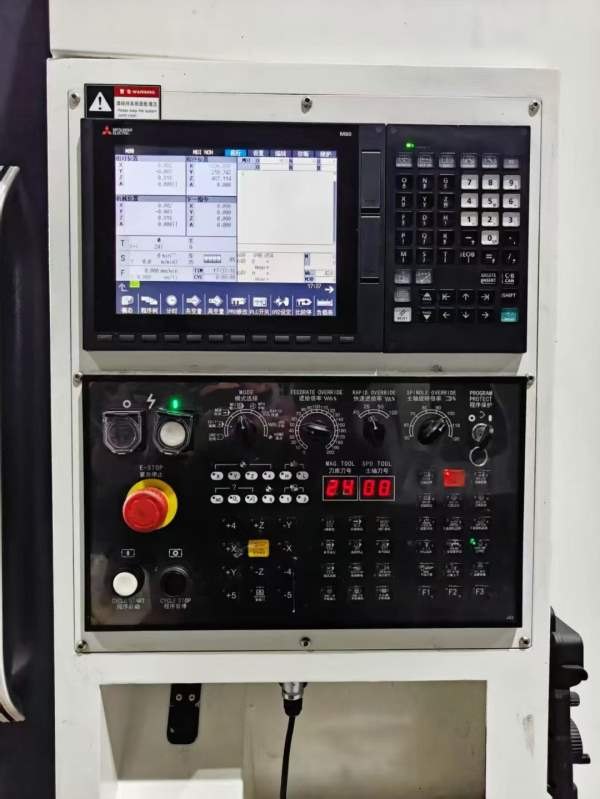 江苏吉德特1370加工中心2025年 三菱M80系统三轴滚柱线.