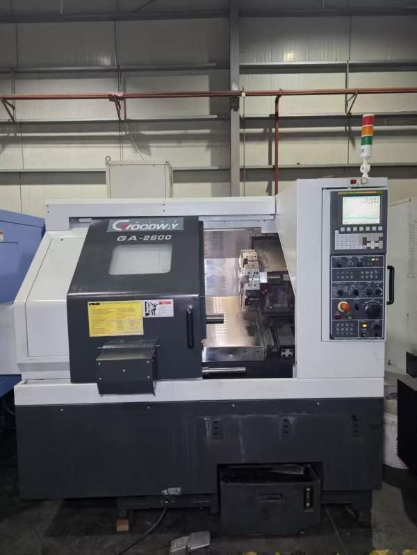 台湾原装程泰GA2600C数控车床，发那科TF系统，配10寸.