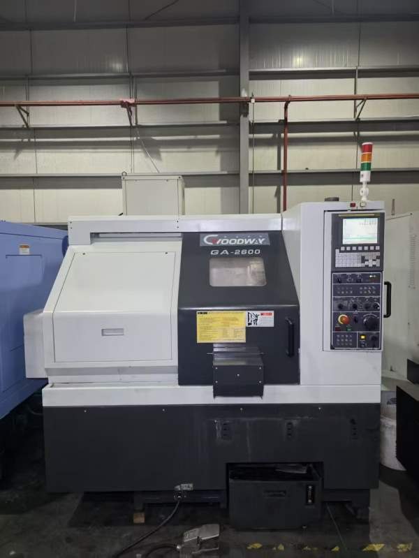 台湾原装程泰GA2600C数控车床，发那科TF系统，配10寸.