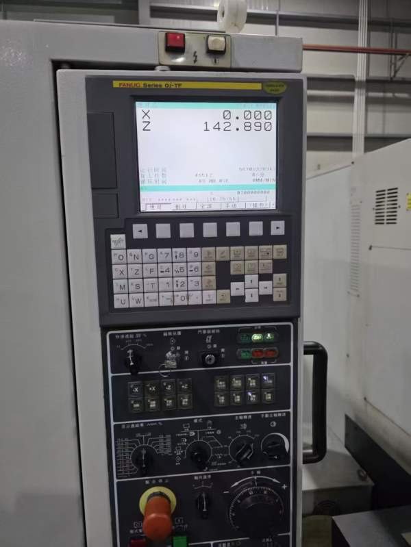 台湾原装程泰GA2600C数控车床，发那科TF系统，配10寸.
